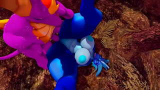 Dragoni sex în pădure