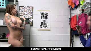 TeenShoplifter.com - Stor Rumpe Ungdoms Pole-Danser Tatt For Tyveri Vesken