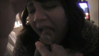 BBW Betty Licking jeung nyusu mah cum