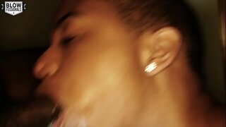 El carbón perra desde el oeste de filadelfia se hizo chupar la polla