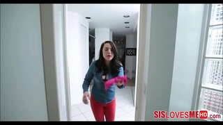 SisLovesMeHD-큰 가슴 자연적인 단계 자매 놀 POV