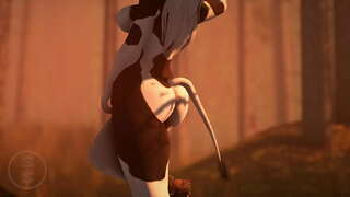 Big titted bó fucks gleoite fianna