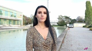 GJERMANE SCOUT - CUTE VAJZË E SINQERTË JOSH TË SEKSIT NË RREME MODEL PUNE